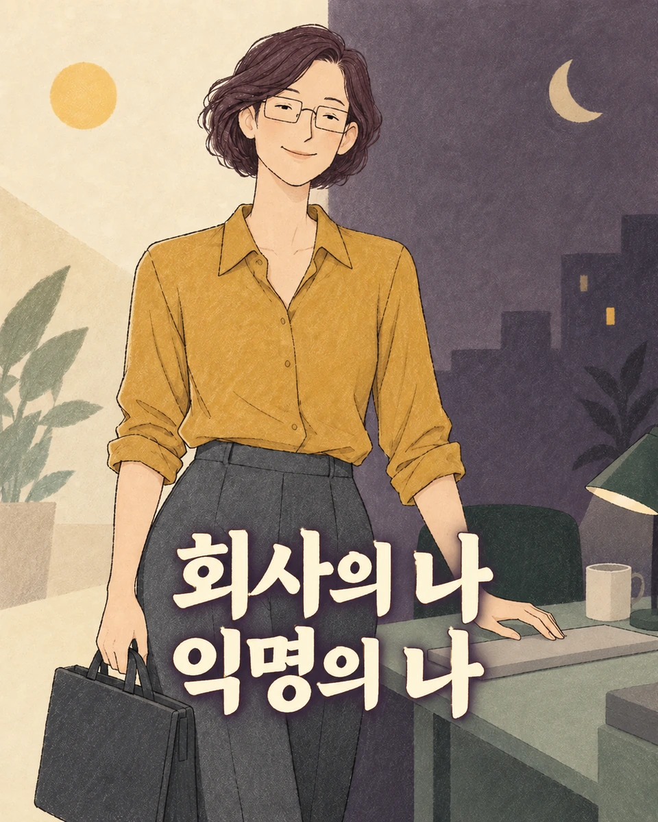 회사의 나 vs 익명의 나, 말투 갭 테스트