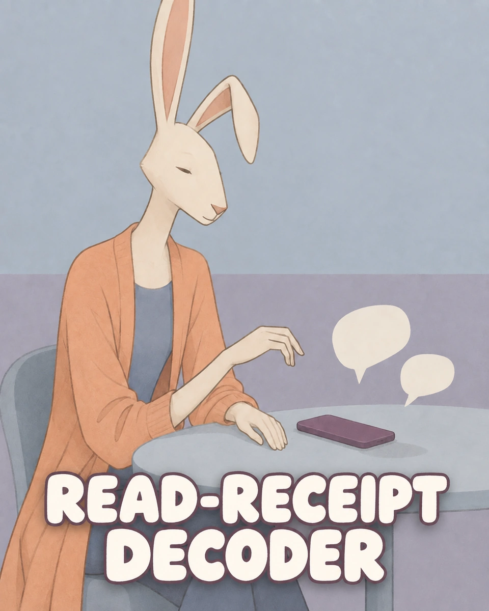 The Read-Receipt Decoder: An Hour Without a Reply
