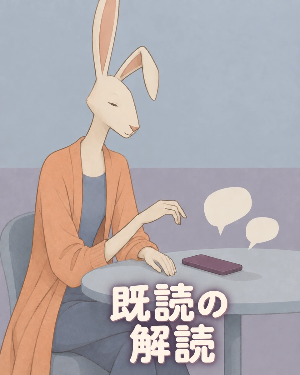既読の解読:返信のない1時間、頭の中は?