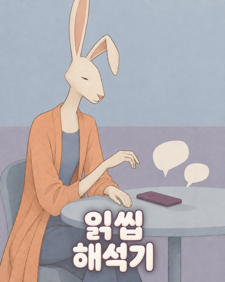 읽씹 해석기: 답장 없는 1시간, 내 머릿속은?